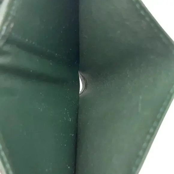 Louis Vuitton Taiga Green3 Cult Card Wallet W/ Dust Bag